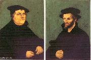 Portraits of Martin Luther and Philipp Melanchthon y